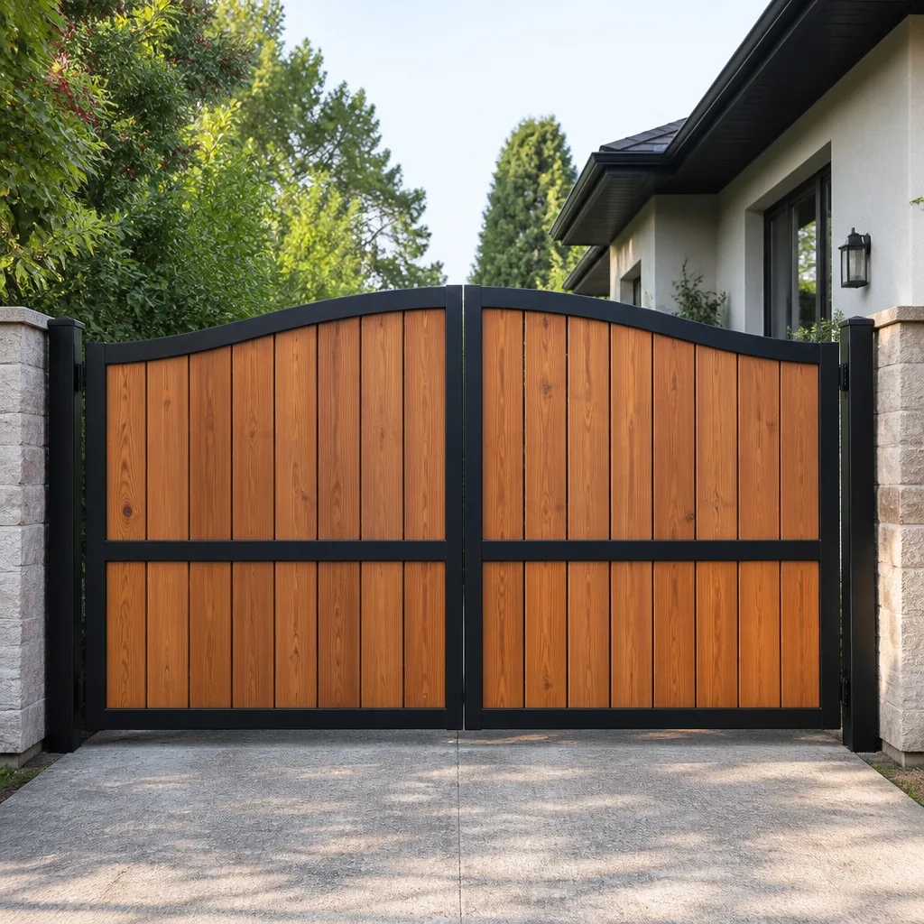 Wood & steel frame